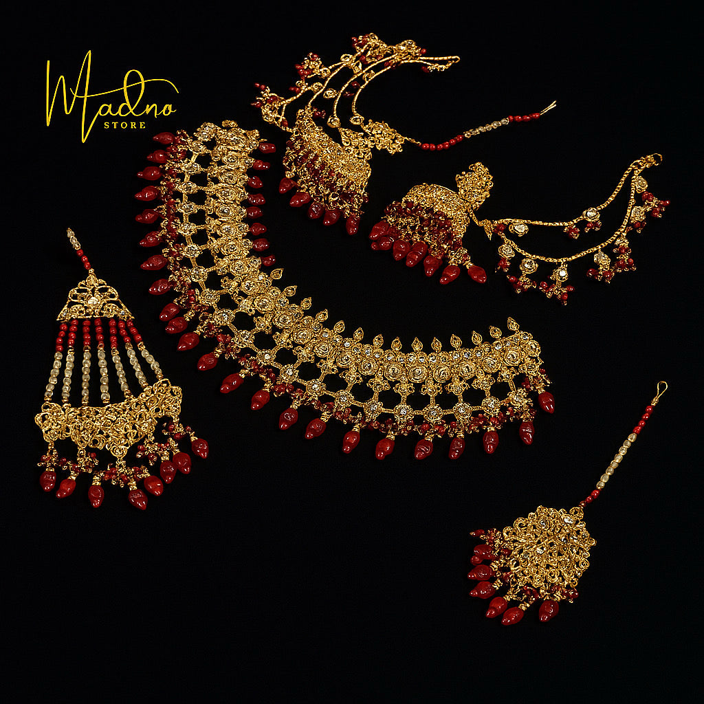 Red Radiance Bridal Set